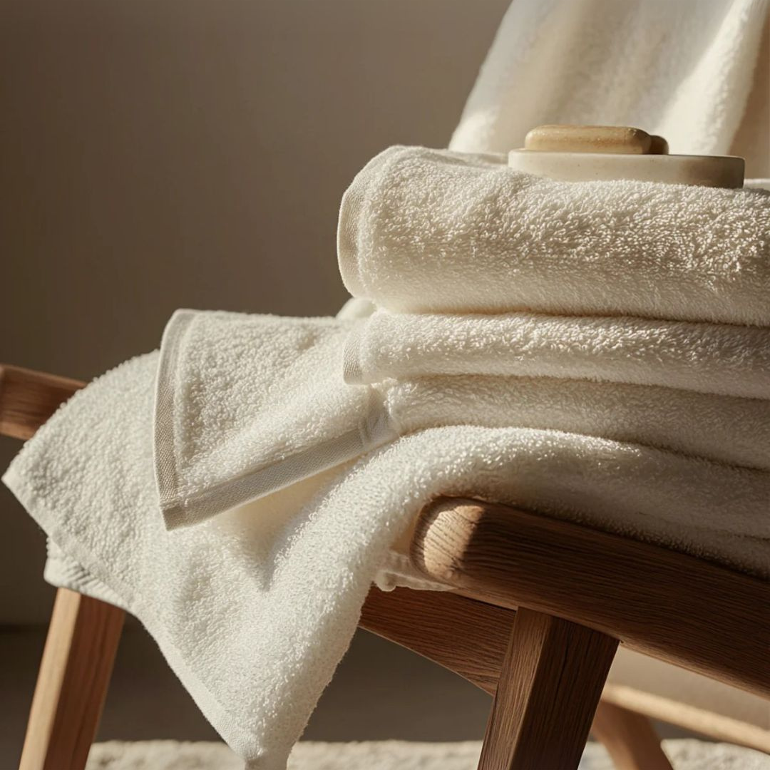 Ultrasoft Egyptian Cotton Bath Towels 2pcs Pure White
