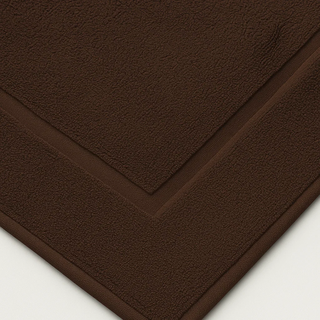 Egyptian Cotton Bath Mat - Dark Brown