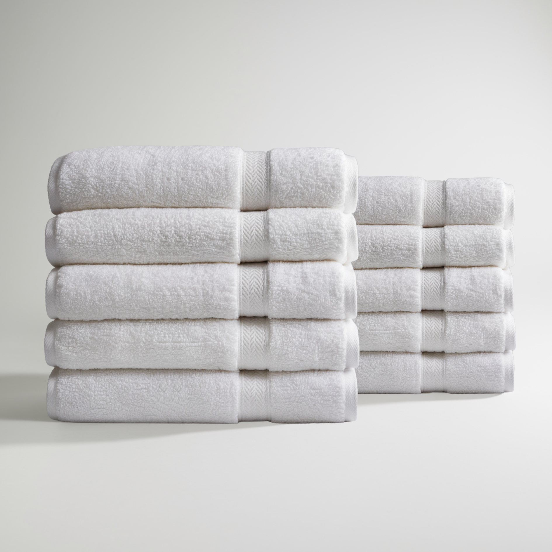 Ultrasoft Egyptian Cotton Hand Towels 10pcs Pure White