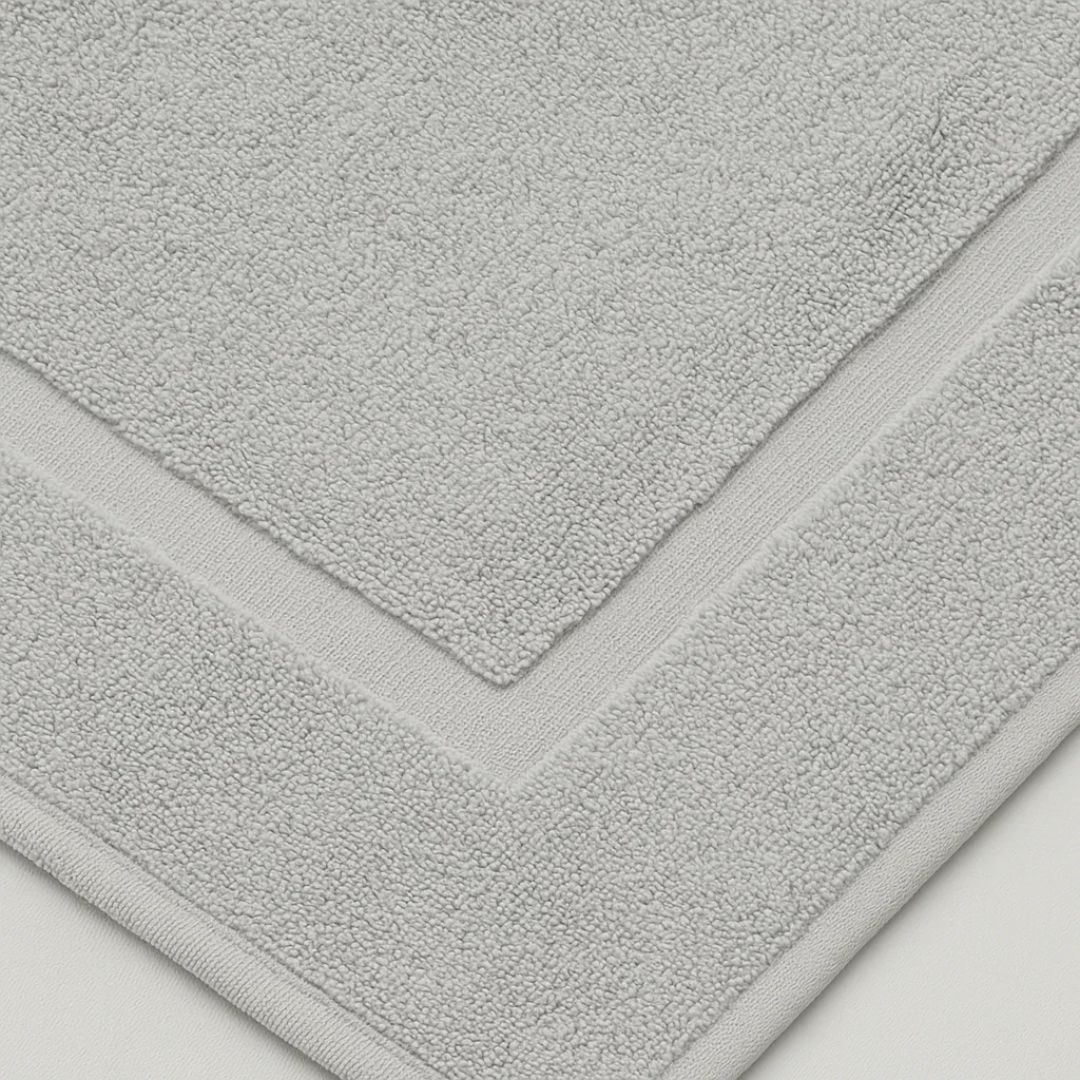 Egyptian Cotton Bath Mat - Soft Grey