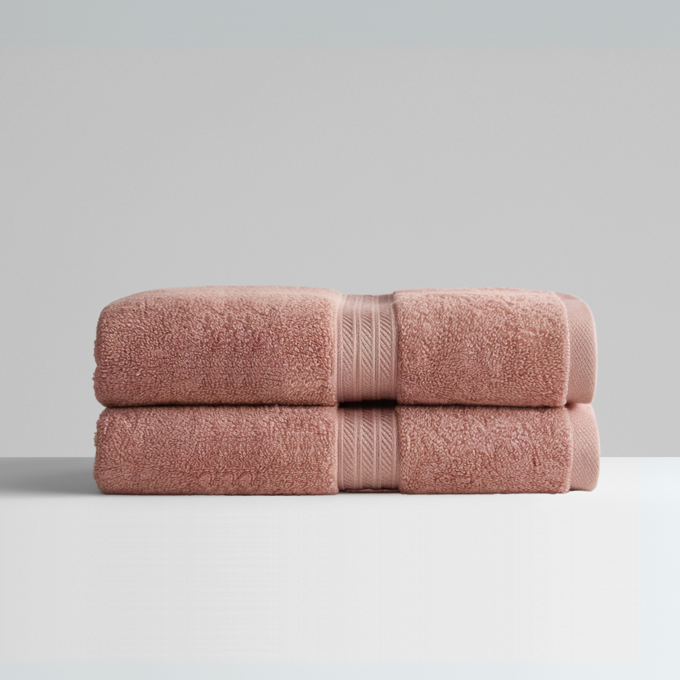 Ultrasoft Egyptian Cotton Hand Towels 2pcs Rose Pink