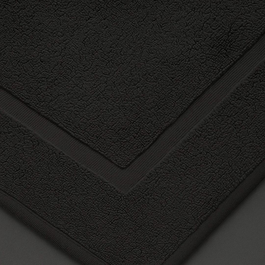 Egyptian Cotton Bath Mat - Black