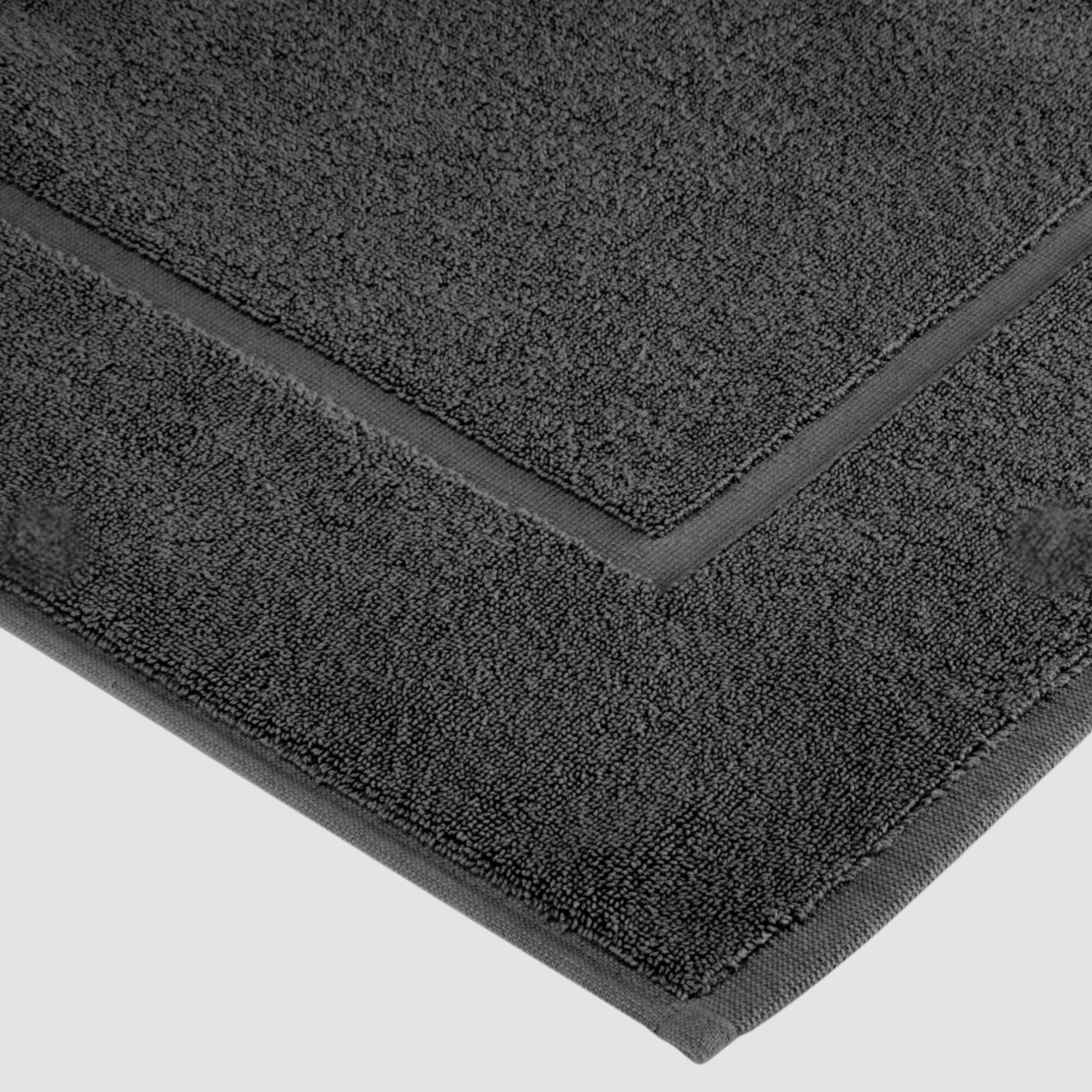 Egyptian Cotton Bath Mat - Dark Grey