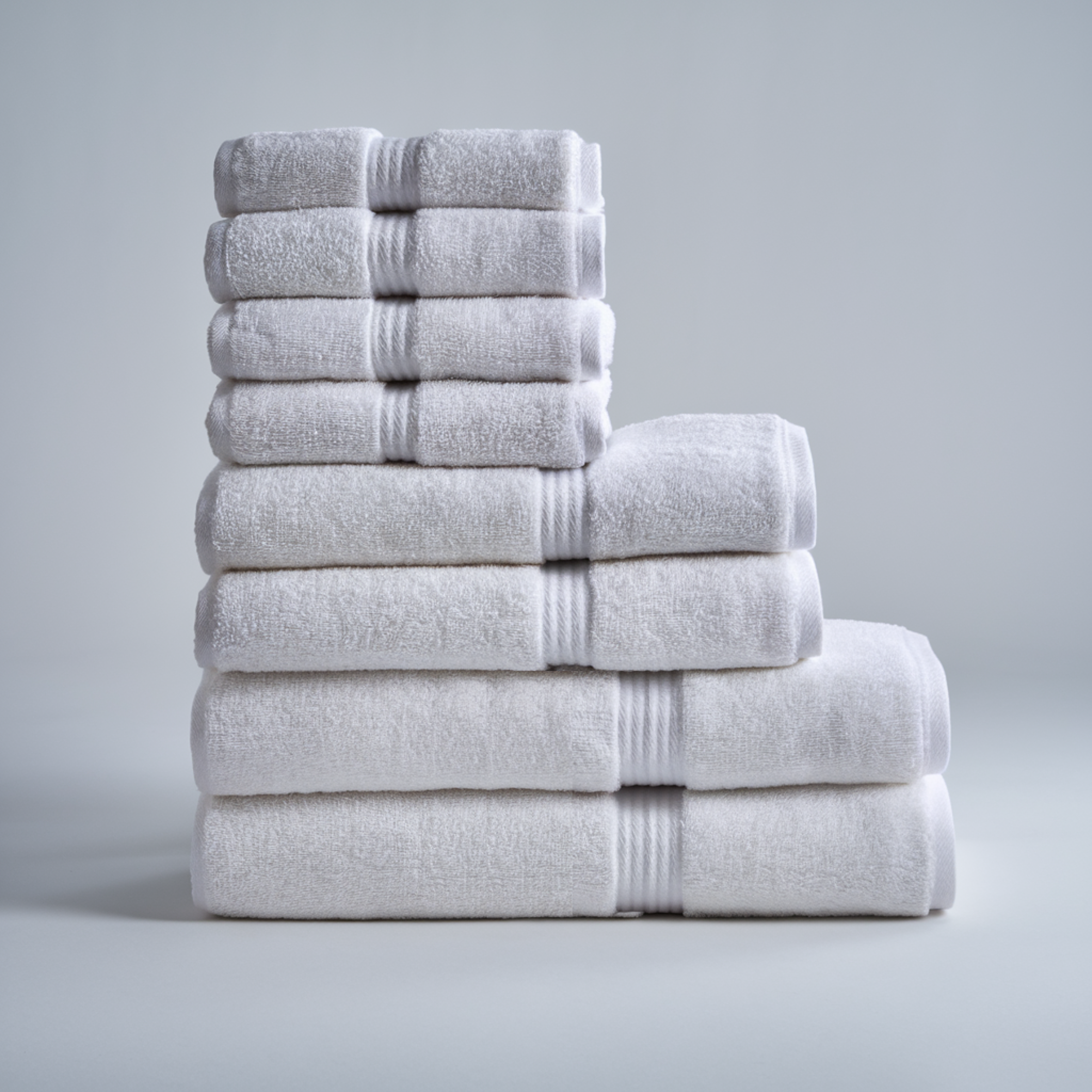 Ultrasoft Complete Bath Bundle - Pure White - 8 piece set