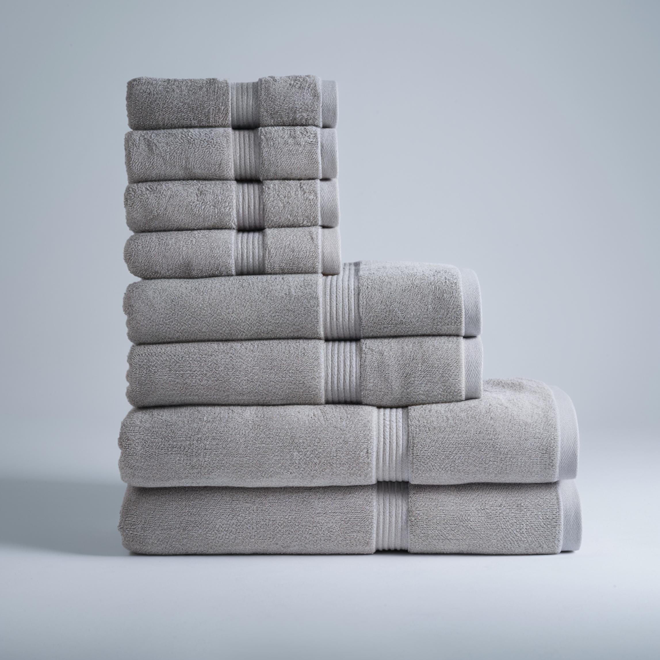 Ultrasoft Complete Bath Bundle - Soft Grey - 8 piece set