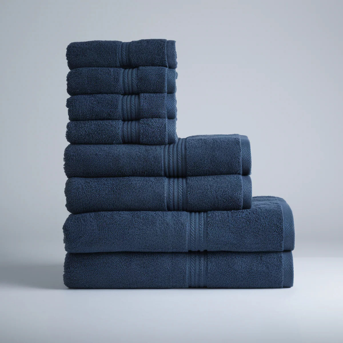 Ultrasoft Complete Bath Bundle - Navy - 8 piece set
