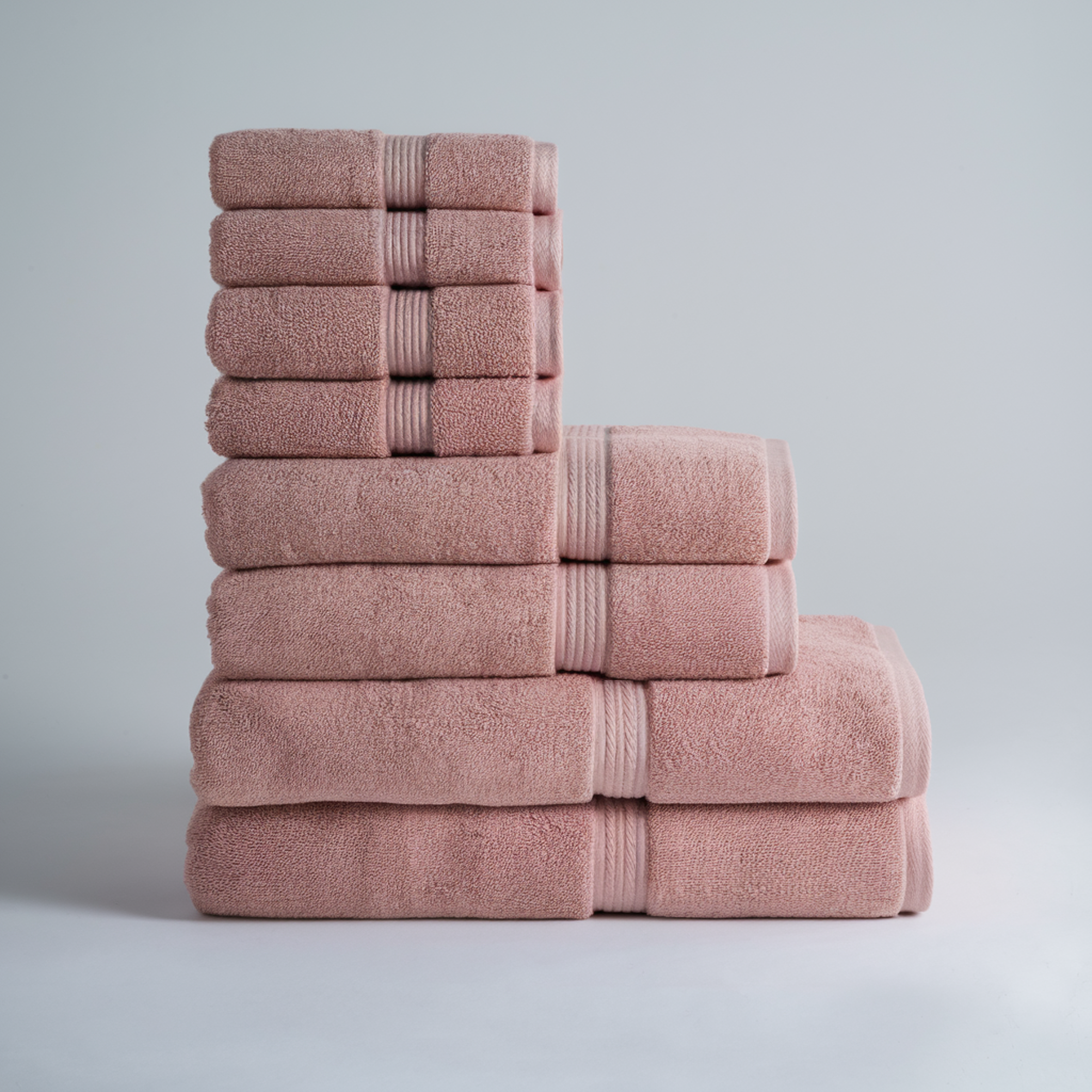 Ultrasoft Complete Bath Bundle - Rose Pink - 8 piece set