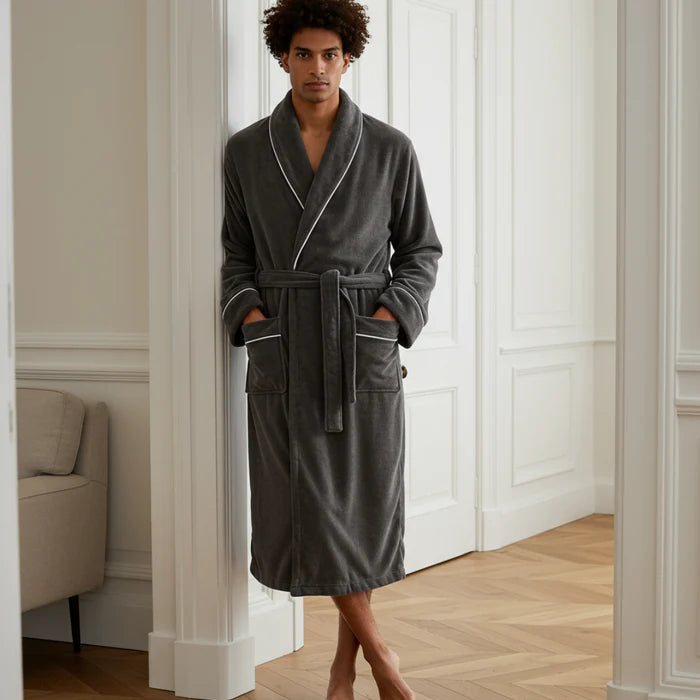 Ultra Plush Serenity Robe - Dark Grey