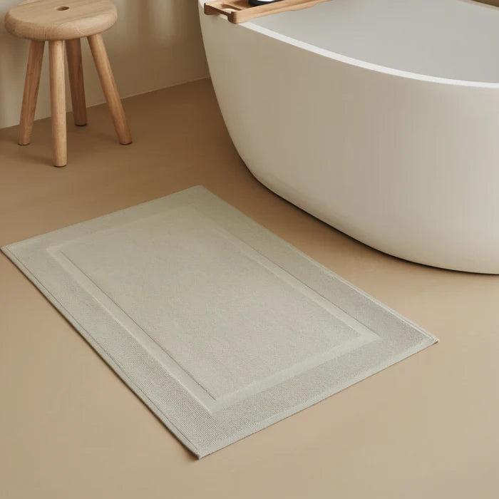 Egyptian Cotton Bath Mat - Soft Grey