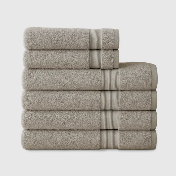 Heavyweight Cotton Spa Bundle 6pcs - Soft Grey