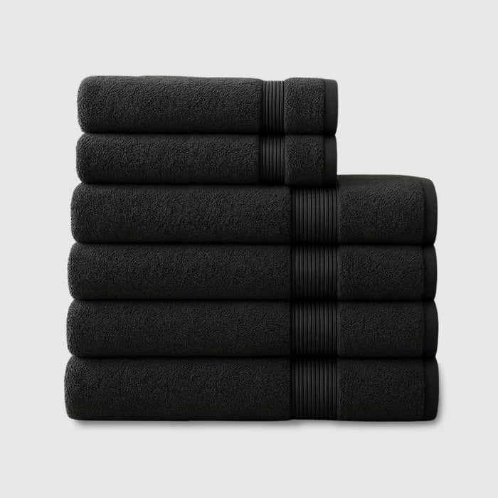 Heavyweight Cotton Spa Bundle 6pcs - Dark Grey