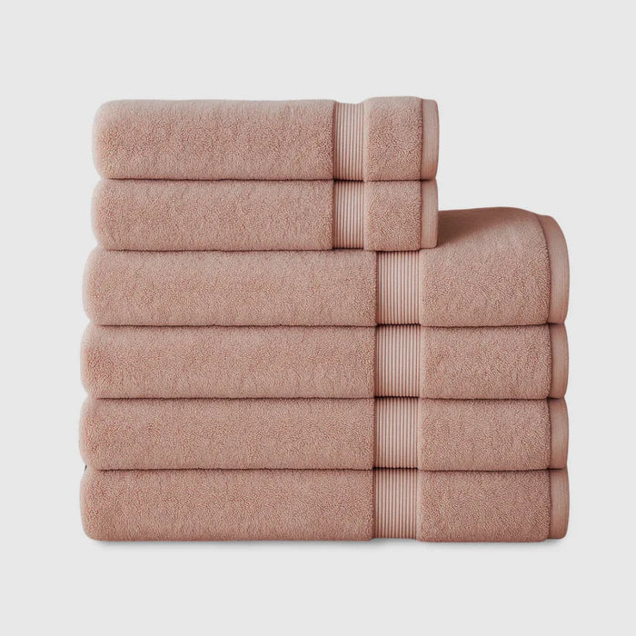 Heavyweight Cotton Spa Bundle 6pcs - Rose Pink