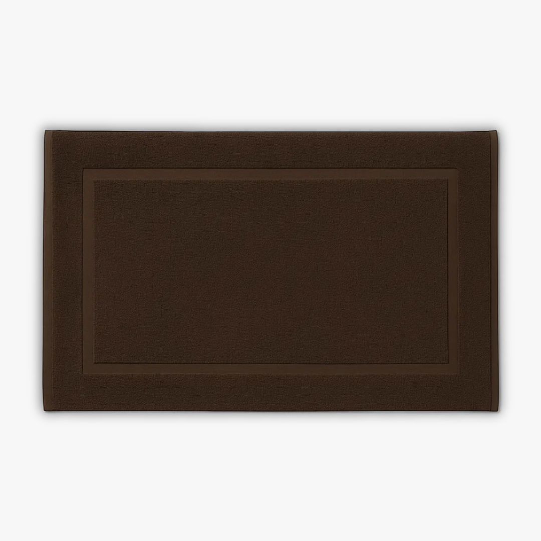Egyptian Cotton Bath Mat - Dark Brown