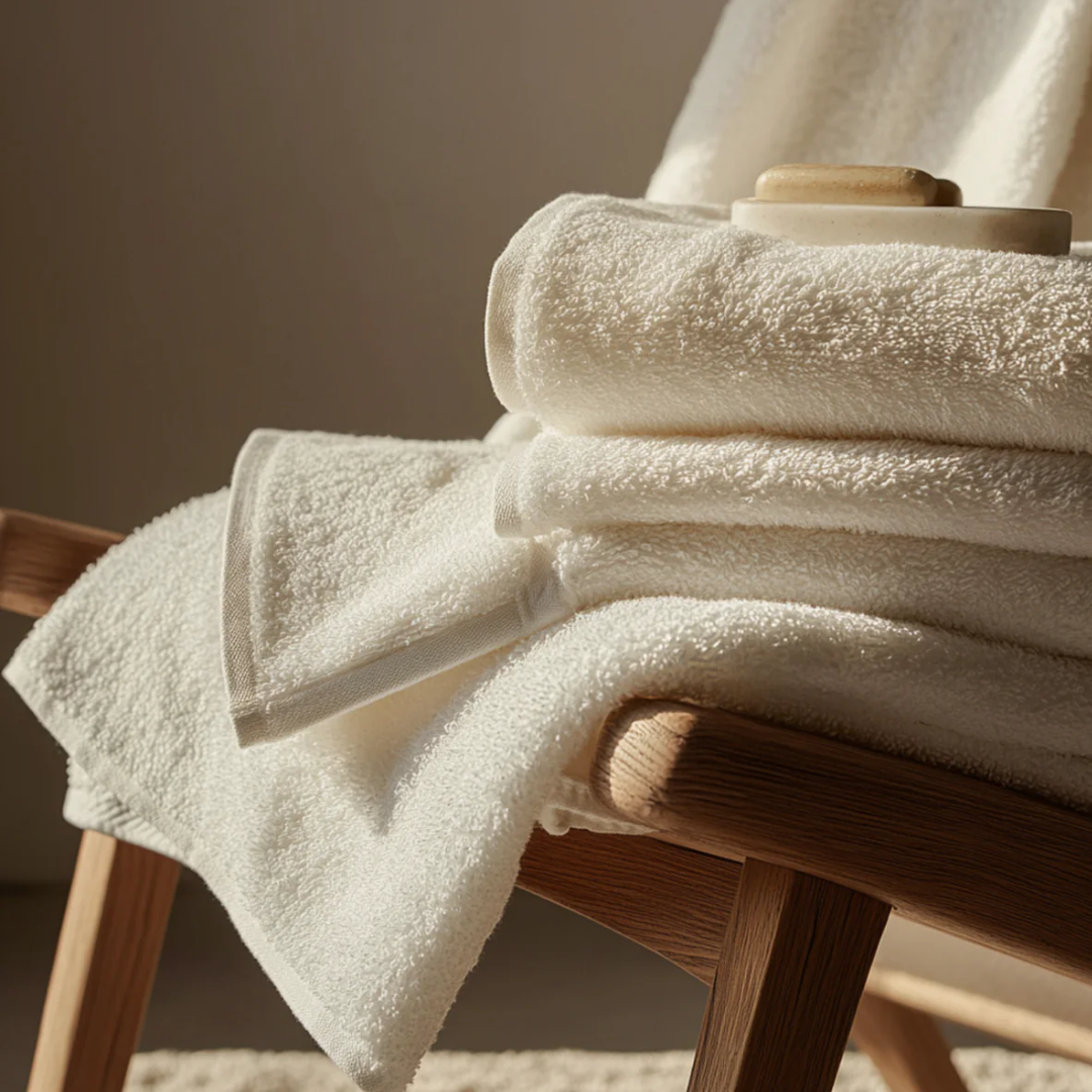 Heavyweight Cotton Bath Towels 8pcs - Soft Grey