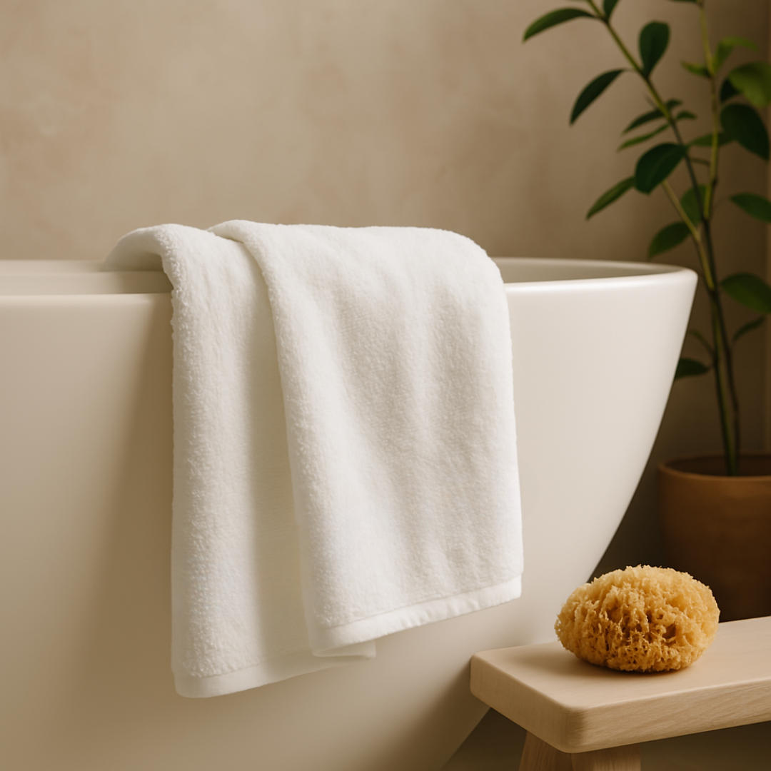 Heavyweight Cotton Bath Towels 8pcs - Soft Grey