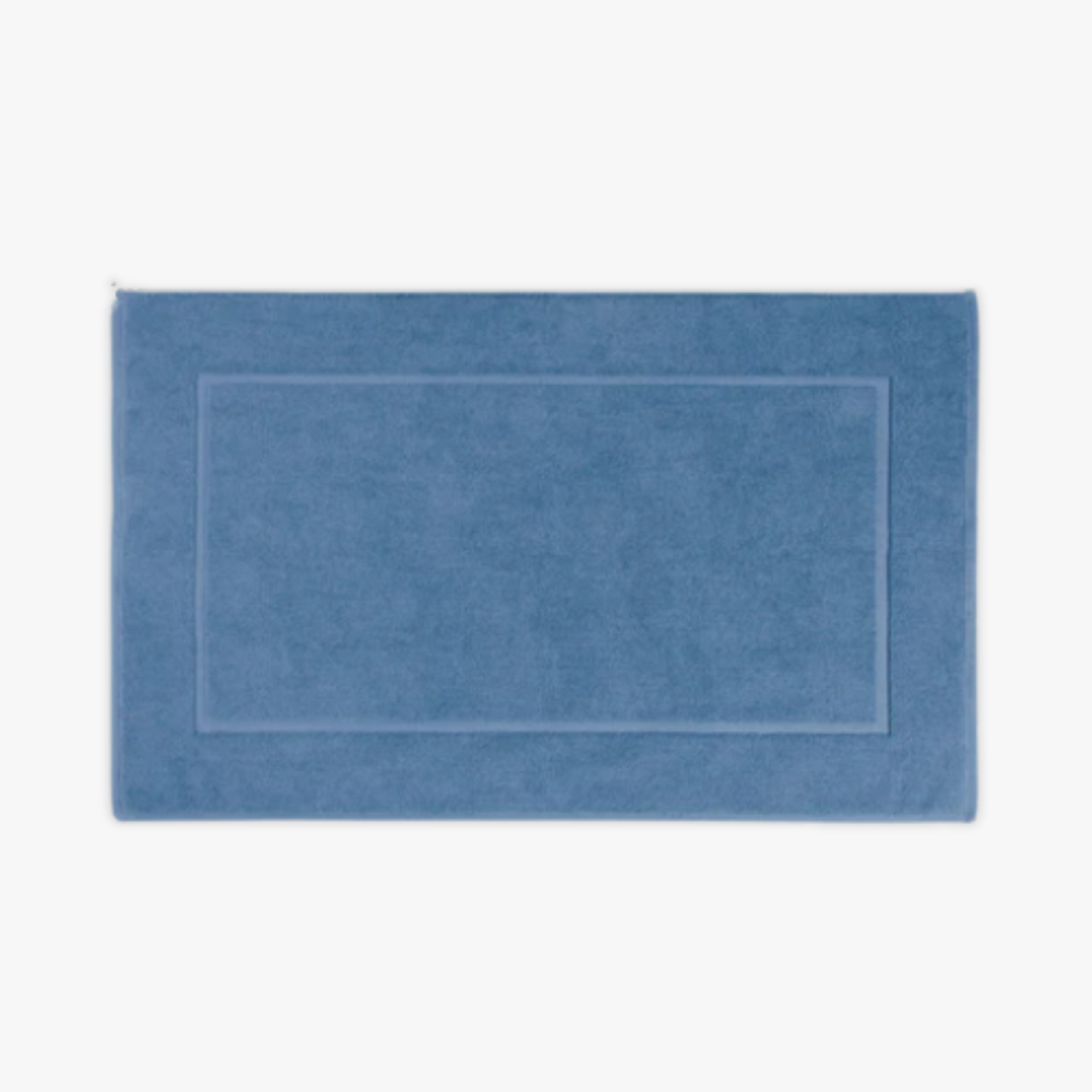Egyptian Cotton Bath Mat - Light Blue