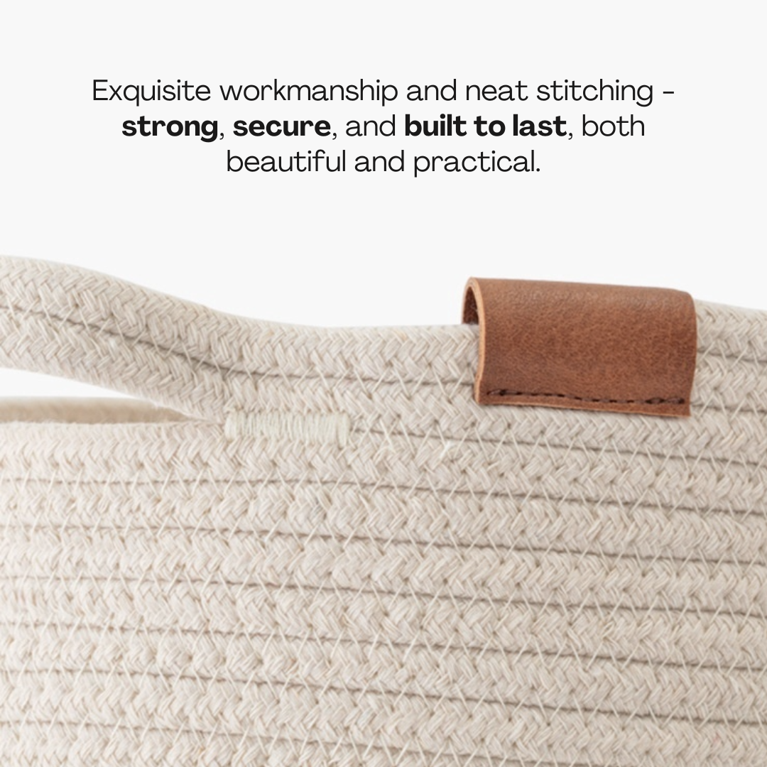 Plush Towel Storage Basket