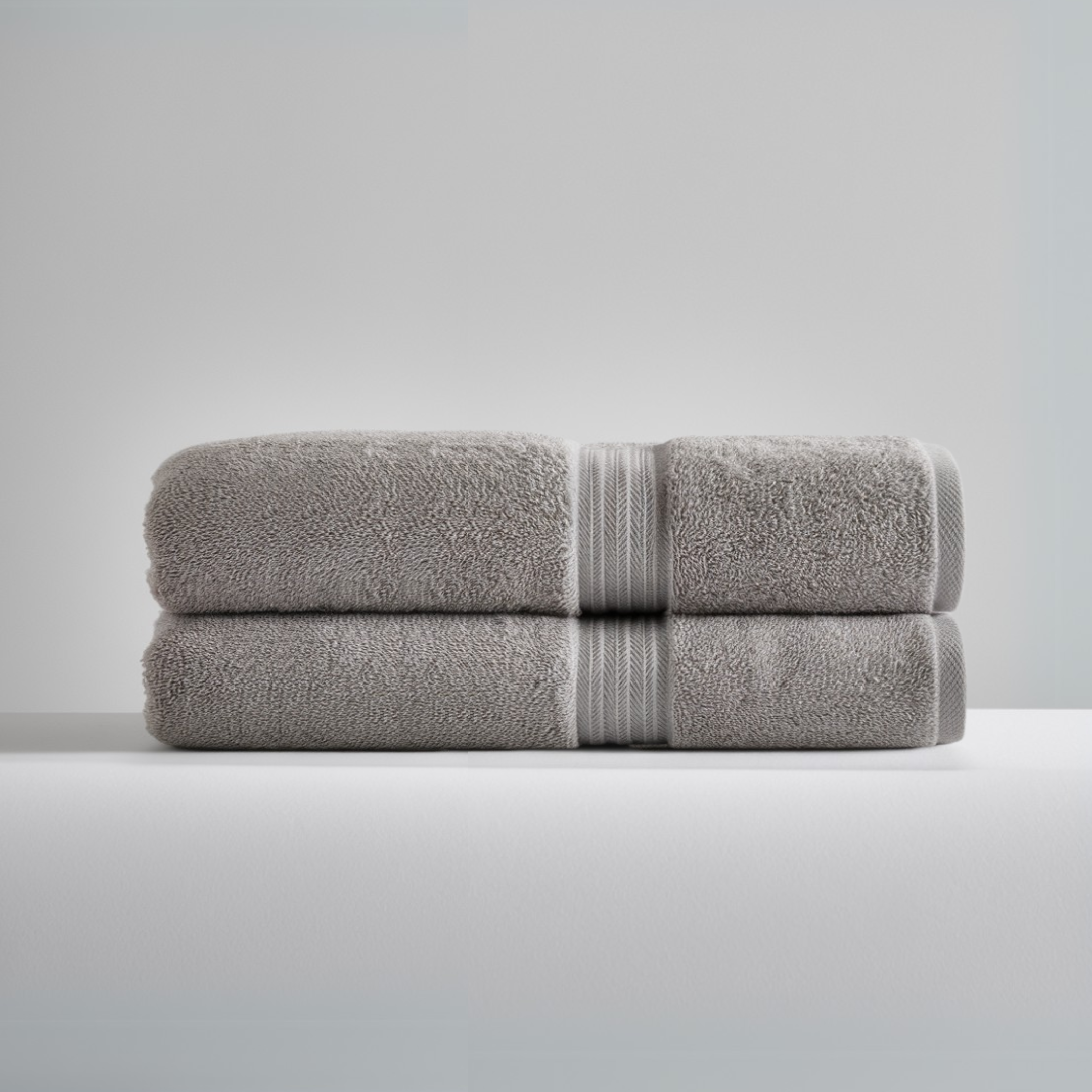 Ultrasoft Egyptian Cotton Hand Towels 2pcs Soft Grey