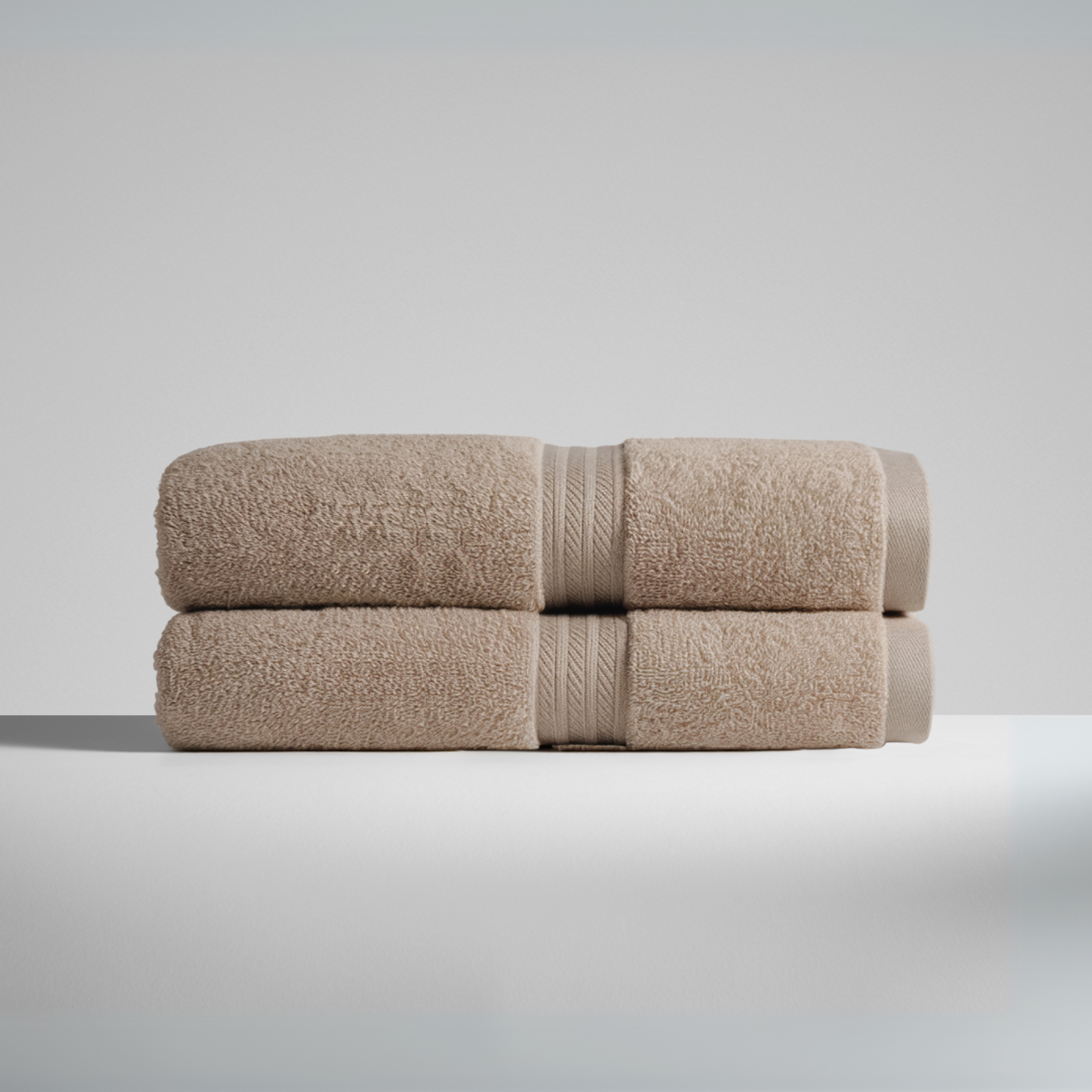 Ultrasoft Egyptian Cotton Hand Towels 2pcs Beige