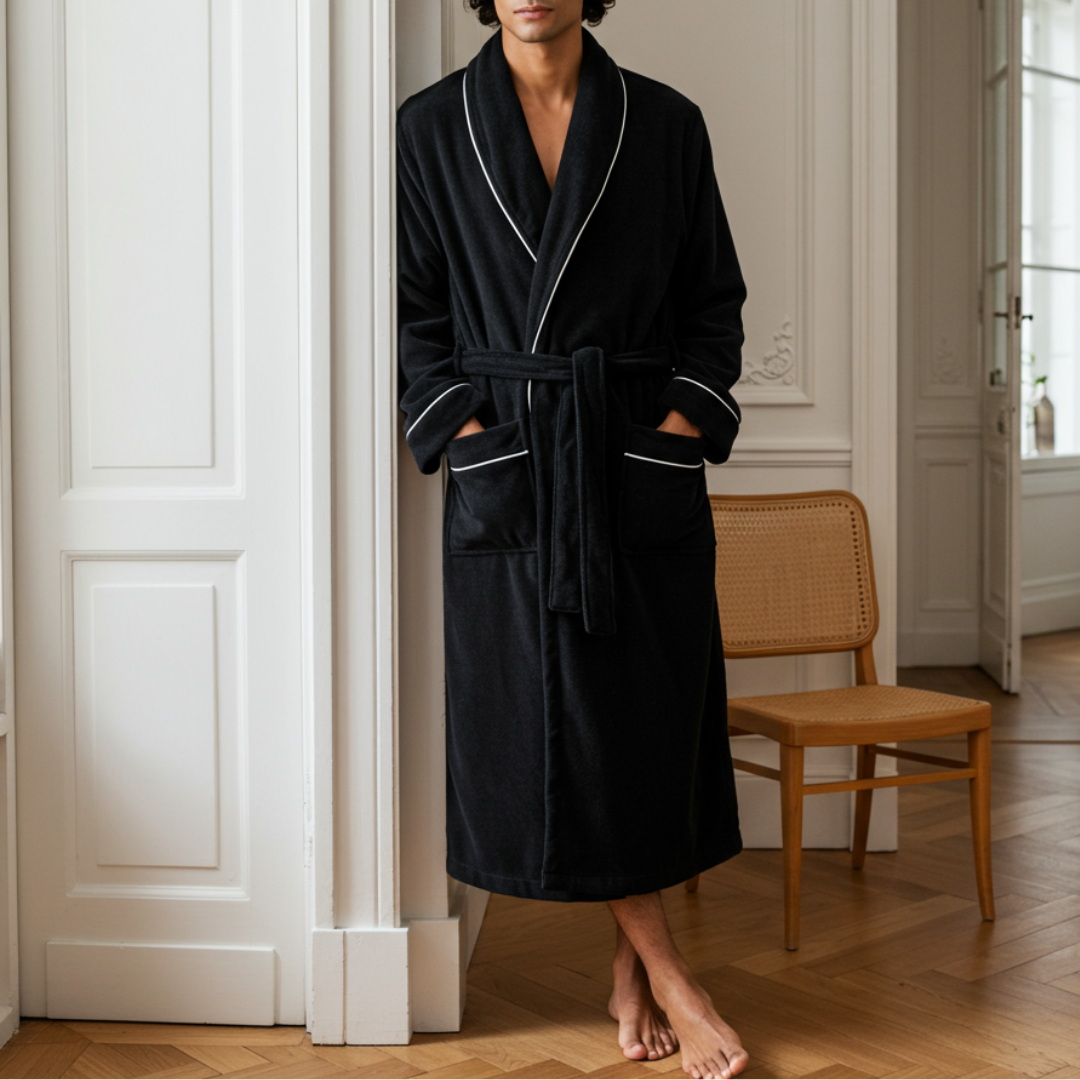 Ultra Plush Serenity Robe - Black