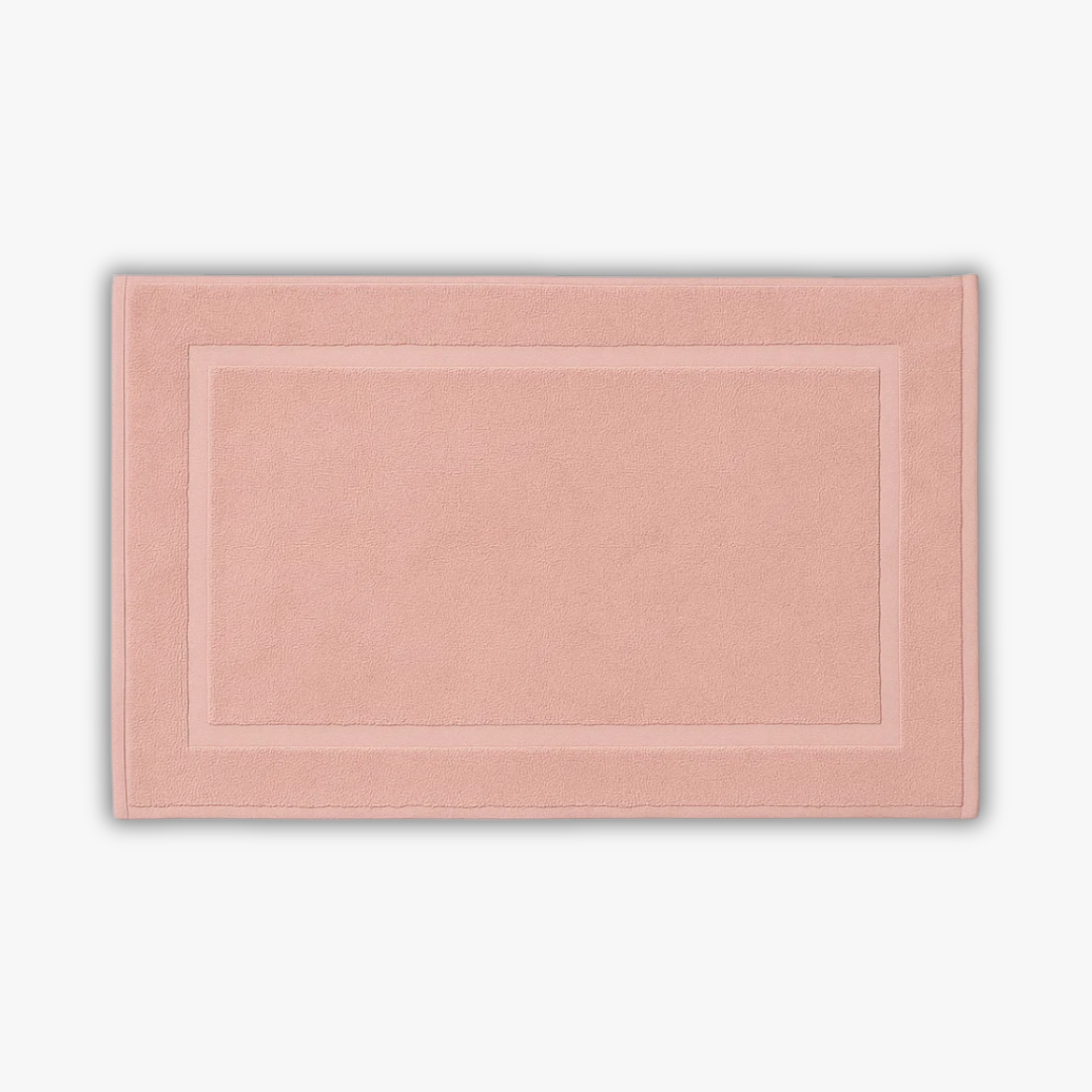 Egyptian Cotton Bath Mat - Rose Pink