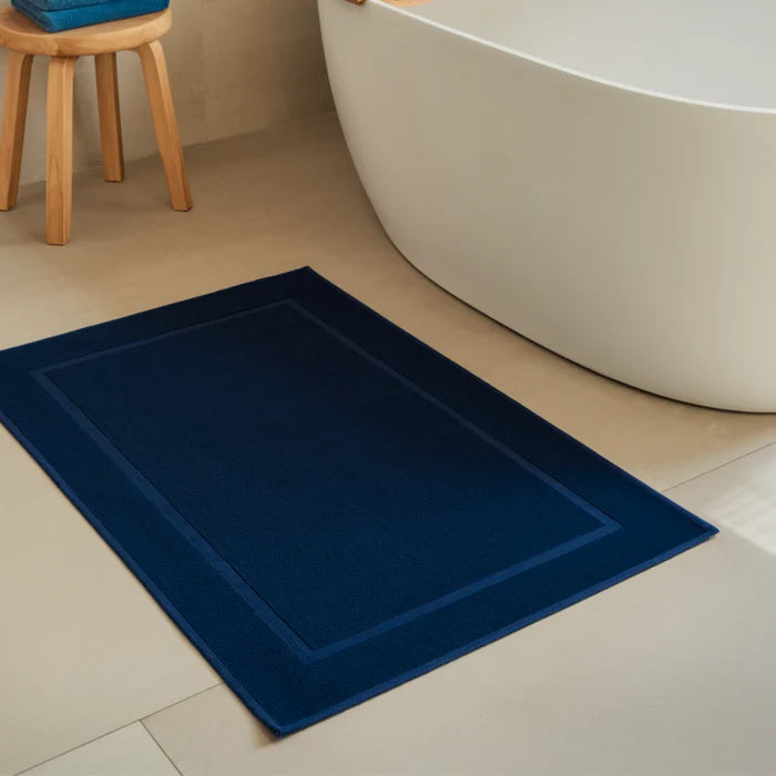 Egyptian Cotton Bath Mat - Navy