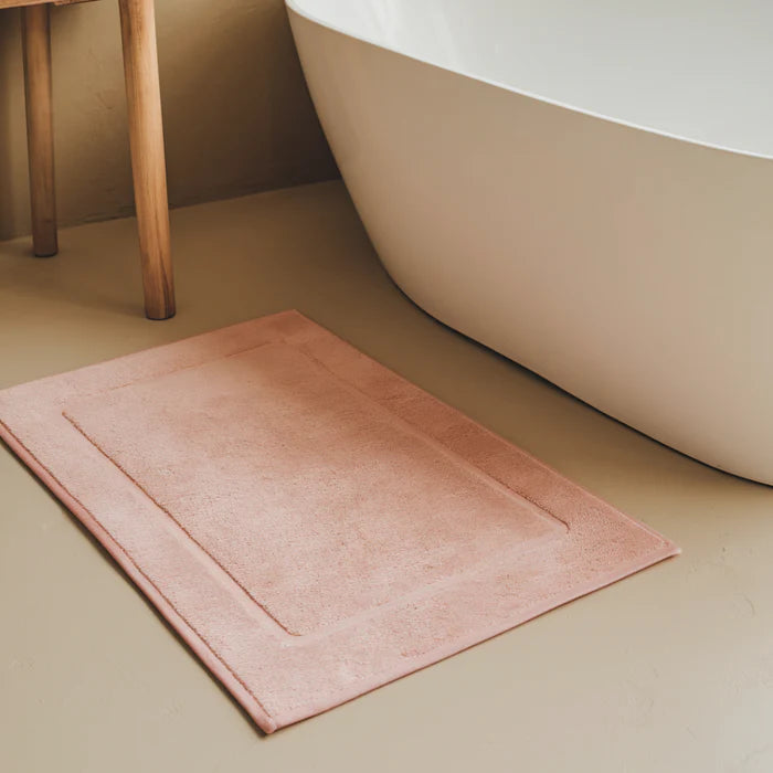 Egyptian Cotton Bath Mat - Rose Pink