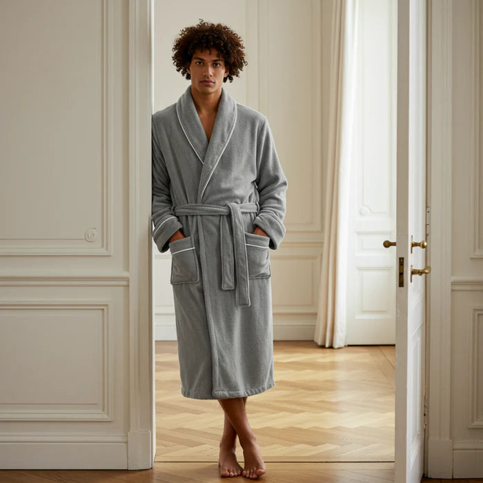 Ultra Plush Serenity Robe - Soft Grey